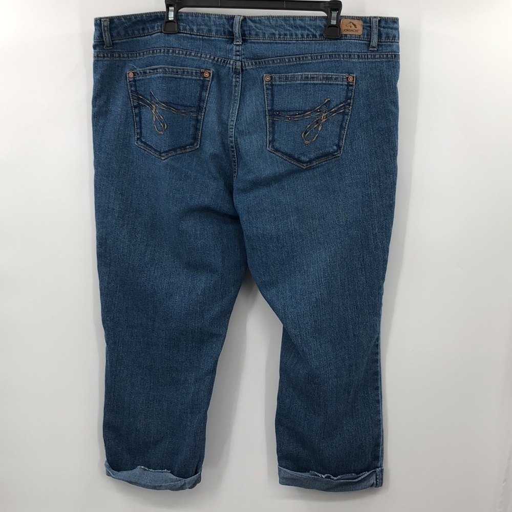 Jordache Skinny Crop Jeans Size 18 - Picture 3 of 12